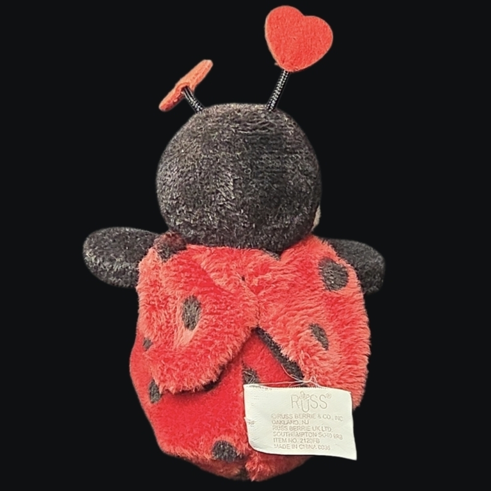 Russ Mini Ladybug Soft Plush - Picture 4 of 9
